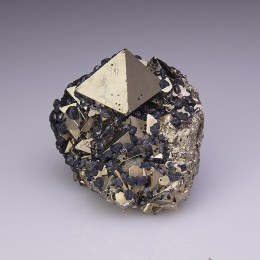 Pyrite and Galena Huanzala, Peru M04735